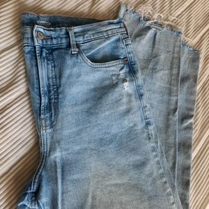 Old Navy raw hem jeans